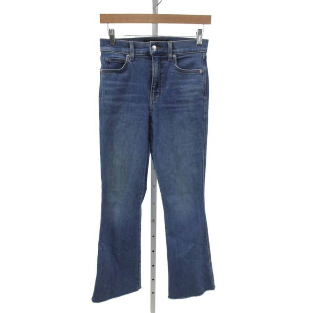 Veronica Beard Women Ankle Flared Dark Blue Jeans Size 26